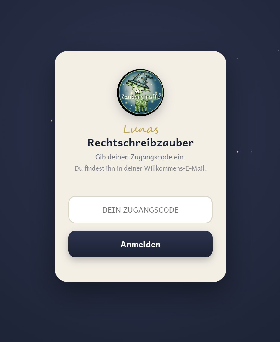 Die Rechtschreibzauber-App am Handy